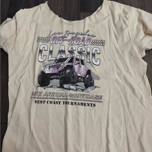 Altar'd State Cream Graphic Tee